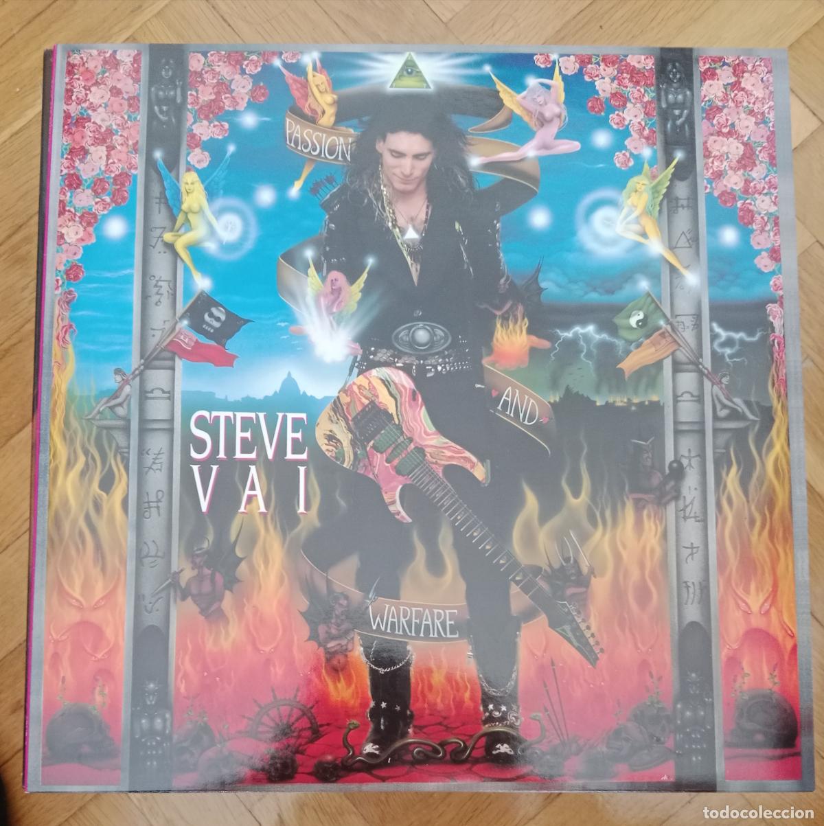 Discos de vinilo: Steve Vai - Passion and warfare Lp UK 1990
