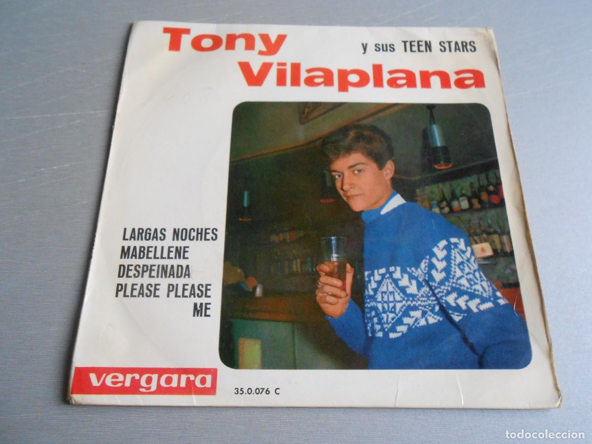 Discos de vinilo: TONY VILAPLANA, EP, LARGAS NOCHES + 3, A&Ntilde;O 1964, VERGARA 35.0.076 C