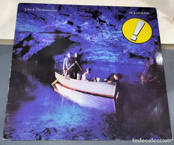 Discos de vinilo: Echo & The Bunnymen &lrm;- Ocean Rain - LP Korova ref. 240 388-1. Ed. europea 1984.
