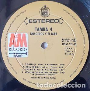 Discos de vinilo: Nosotros y el Mar - Tamba 4 - Foto 5
