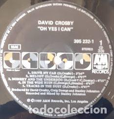Discos de vinilo: Oh Yes I Can - David Crosby - Foto 5