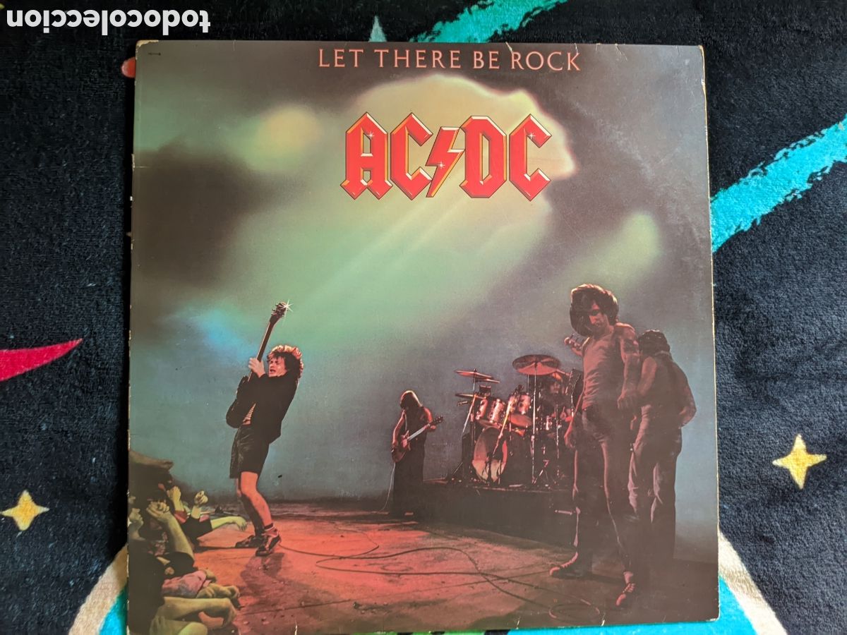 Discos de vinilo: // AC/DC &ndash; Let There Be Rock - Atlantic Espa&ntilde;a 1980