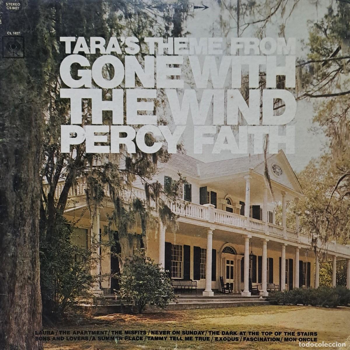 Discos de vinilo: LPs PERCY FAITH, TARA&acute;S THEME FROM, GONE WITH THE WIND. LP-SEXT-1191