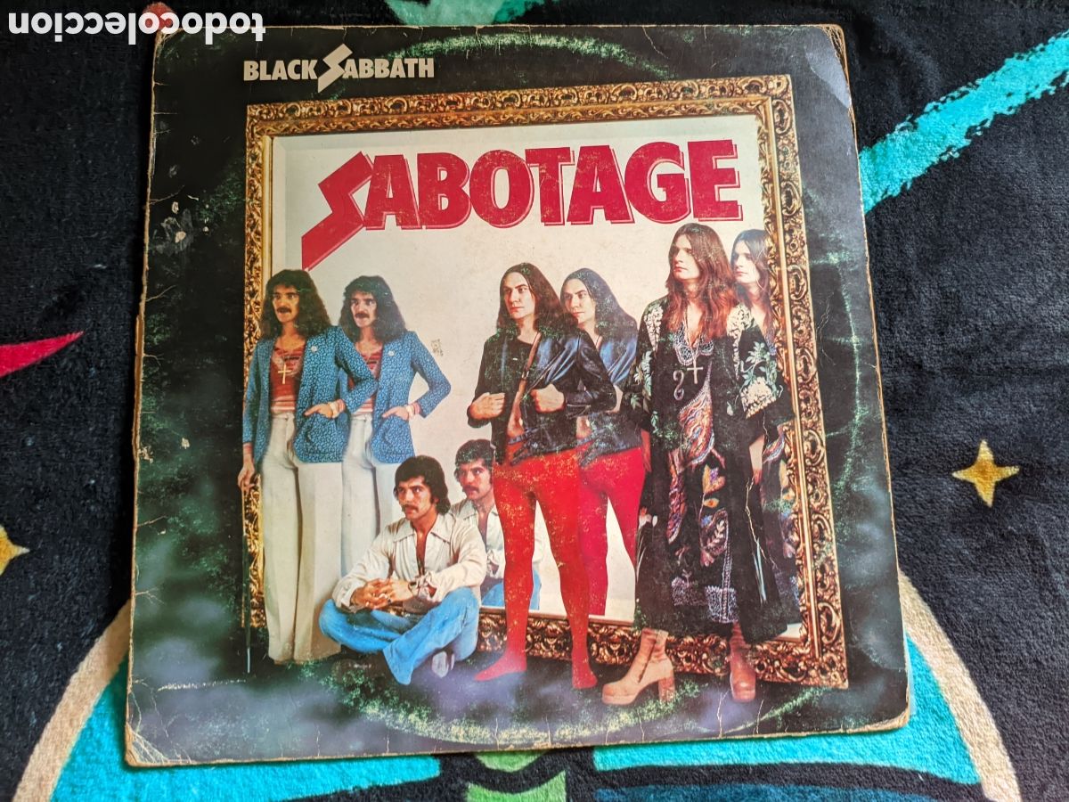 Discos de vinilo: Black Sabbath &ndash; Sabotage - NEMS Espa&ntilde;a, EMI/Odeon pressing,1981