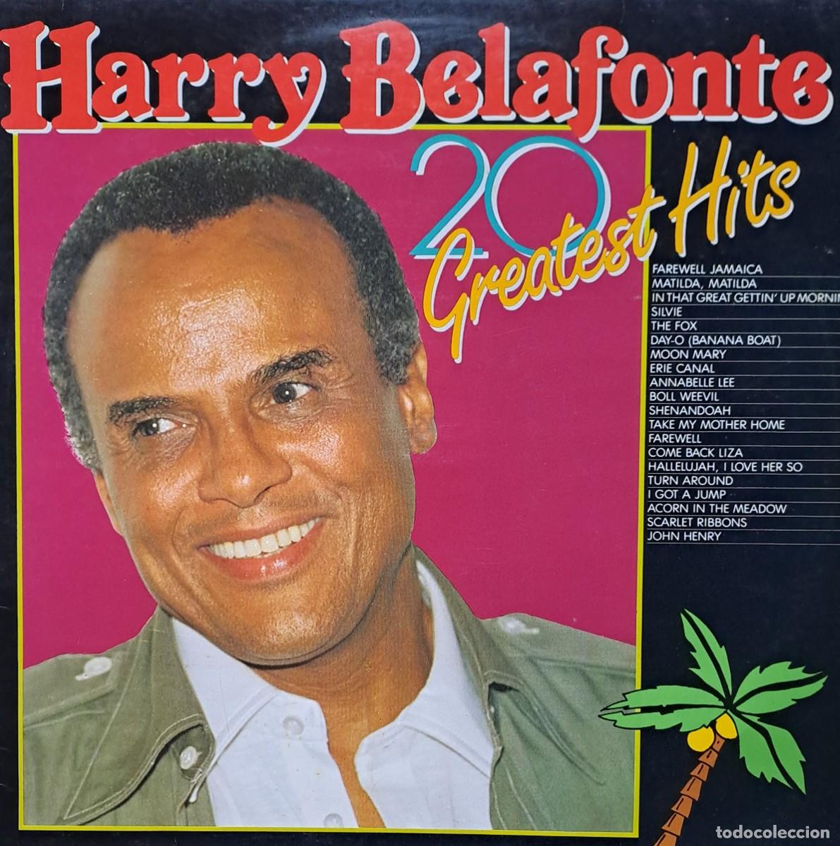 Discos de vinilo: LPs HARRY BELAFONTE, 20 GREATEST HITS. FAREWELL JAMAICA, ANABELLE LEE..... LP-SEXT-1196