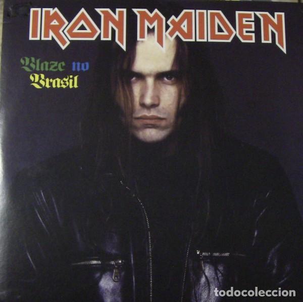 Discos de vinilo: Iron Maiden &ndash; Blaze No Brasil LP