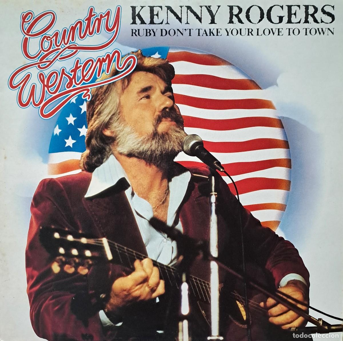 Discos de vinilo: LPs KENNY ROGERS, COUNTRY WESTERN. TRYING JUST AS HARD, WHERE DOES ROSIE GO..... LP-SEXT-1199