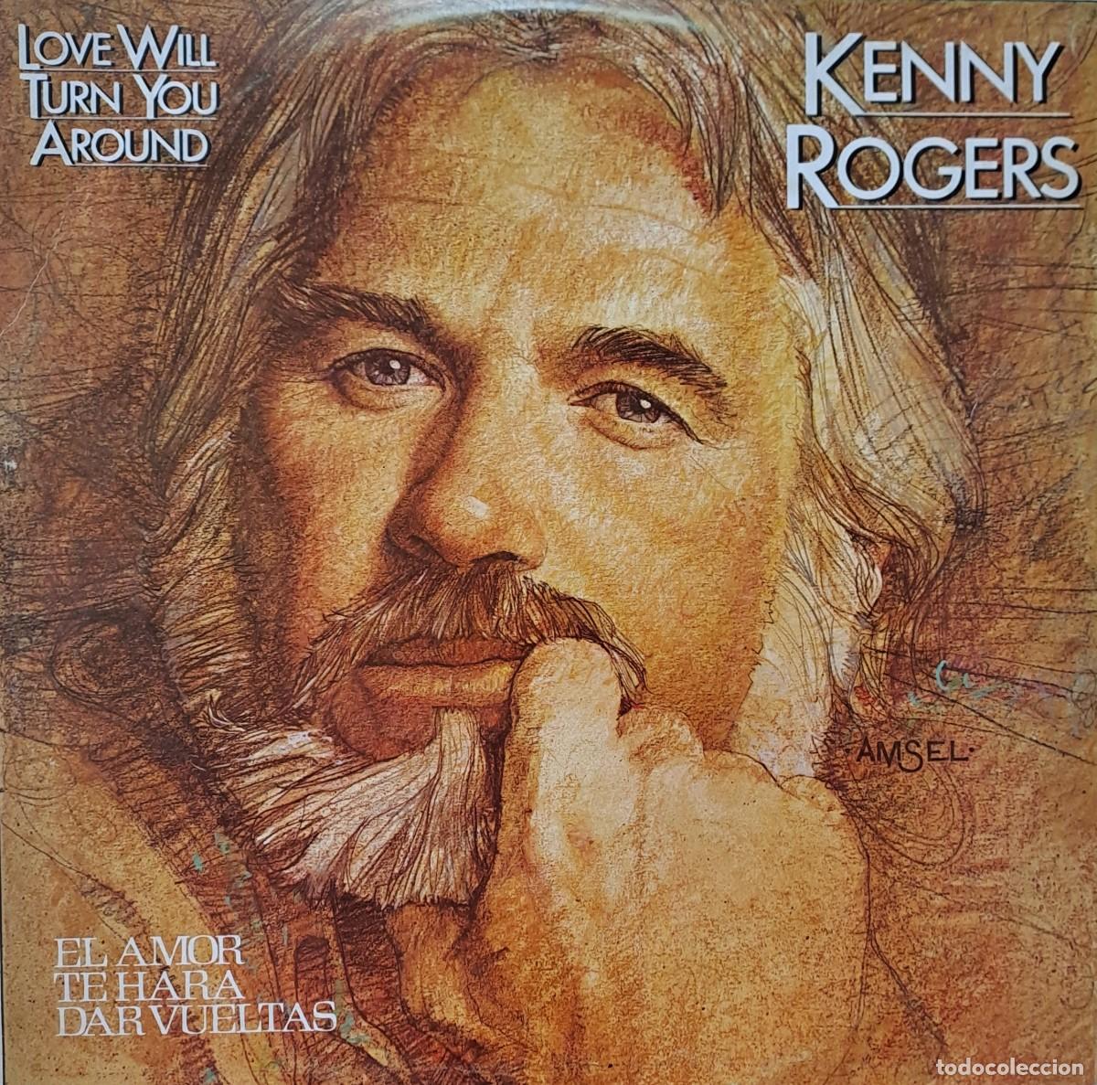 Discos de vinilo: LPs KENNY ROGERS. LOVE WILL TURN YOU AROUND, TAKE THIS HEART..... LP-SEXT-1201