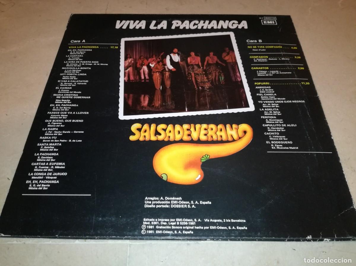 Discos de vinilo: SALSA DE VERANO-SALSA DE VERANO-ORIGINAL 1981 - Foto 2