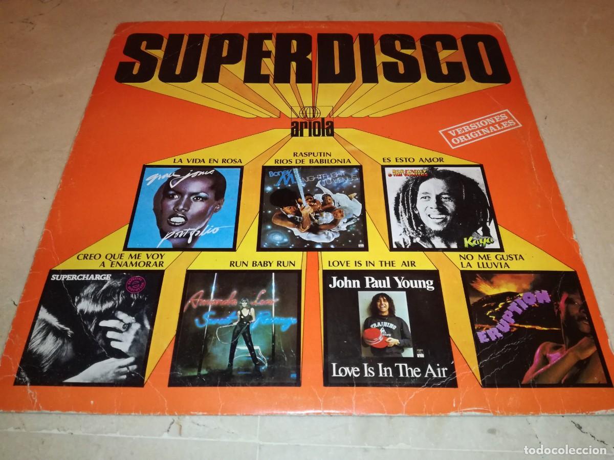 Discos de vinilo: SUPERDISCO-ORIGINAL 1978-BONEY M, ERUPTION, GRACE JONES, BOB MARLEY, JOHN PAUL YONG, ETC