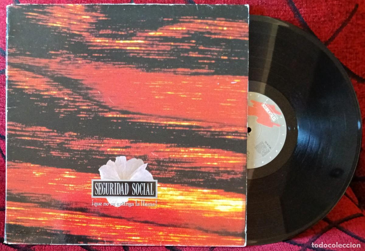 Discos de vinilo: SEGURIDAD SOCIAL ** &iexcl;Que No Se Extinga La Llama! ** VINILO LP 1991