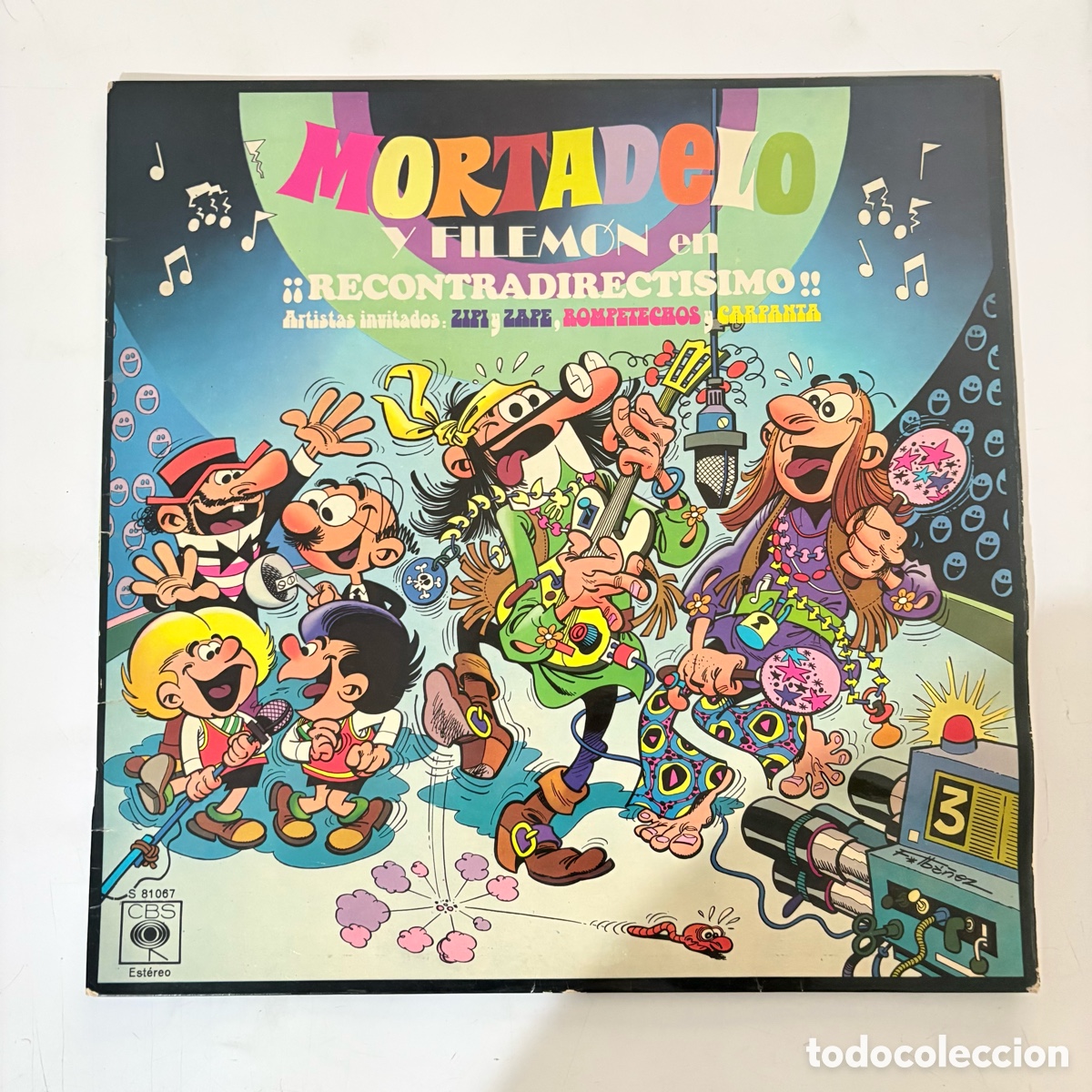 Discos de vinilo: LP Mortadelo Y Filem&oacute;n &ndash; Mortadelo Y Filem&oacute;n En &iexcl;&iexcl;Recontradirectisimo!! de 1975