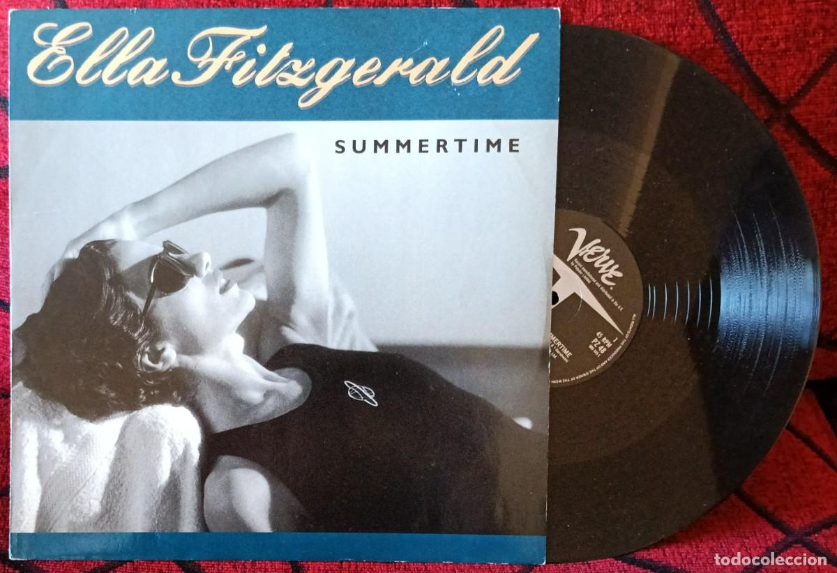 Discos de vinilo: ELLA FITZGERALD ** Summertime ** MAXI SINGLE VINILO 1989 UK - Foto 1