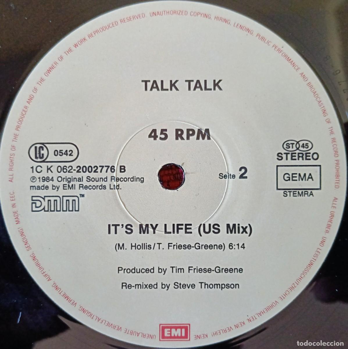 Discos de vinilo: TALK TALK ** Such A Shame ** MAXI SINGLE VINILO 1984 - Foto 4