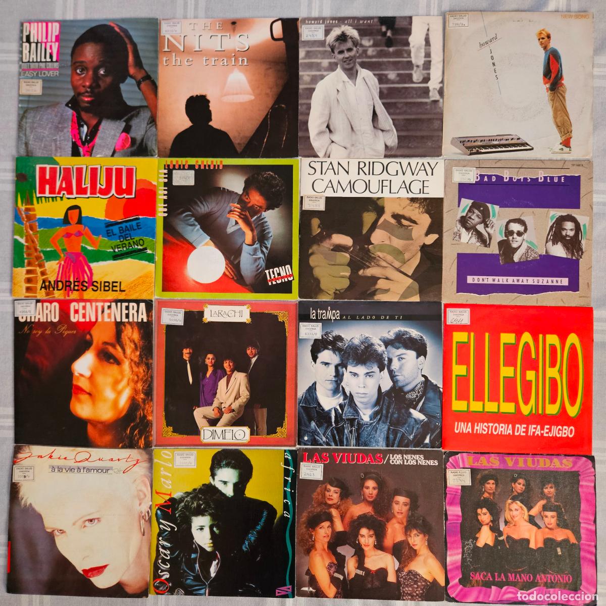 Discos de vinilo: LOTE 168 discos de 7&rdquo; variados, unos 50 promocionales