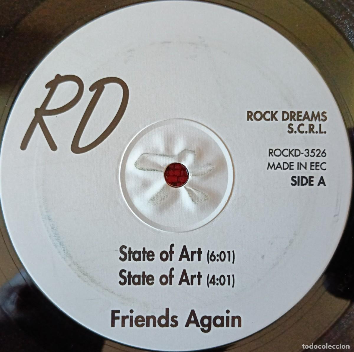 Discos de vinilo: FRIENDS AGAIN / THE WATERBOYS ** State Of Art / Because The Night ** MAXI SINGLE VINILO