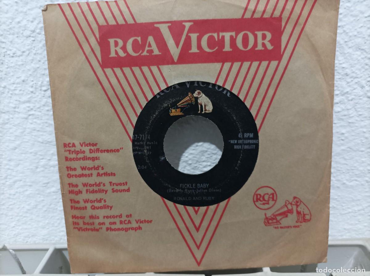 Discos de vinilo: Ronald and Ruby single original USA - Foto 1