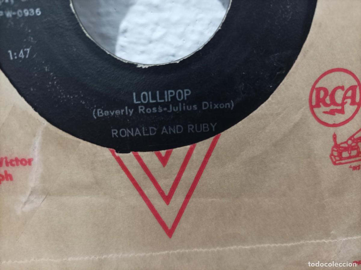 Discos de vinilo: Ronald and Ruby single original USA - Foto 3