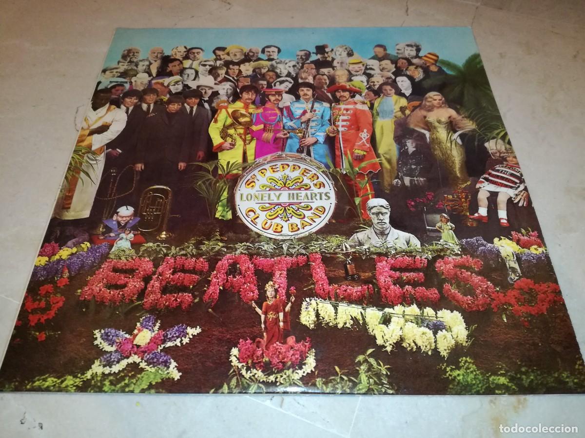 Discos de vinilo: THE BEATLES-SGT PEPPERS LONELY HEARTS CLUB BAND-GATEFOLD-EDICI&Oacute;N ESPA&Ntilde;OLA-VINILO EN EXCELENTE ESTADO