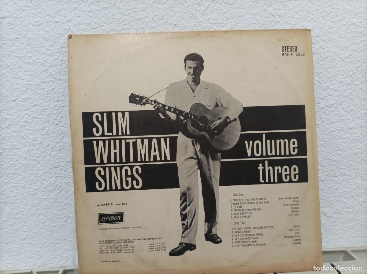Discos de vinilo: Slim Whitman lp original UK - Foto 2