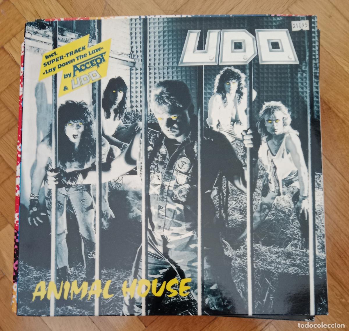 Discos de vinilo: UDO - Animal house Lp 1987 Espa&ntilde;a