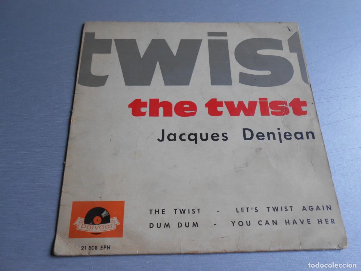 Discos de vinilo: JACQUES DENJEAN y su Orquesta - TWIST -, EP, EL TWIST + 3, A&Ntilde;O 1962, POLYDOR 21.808 EPH