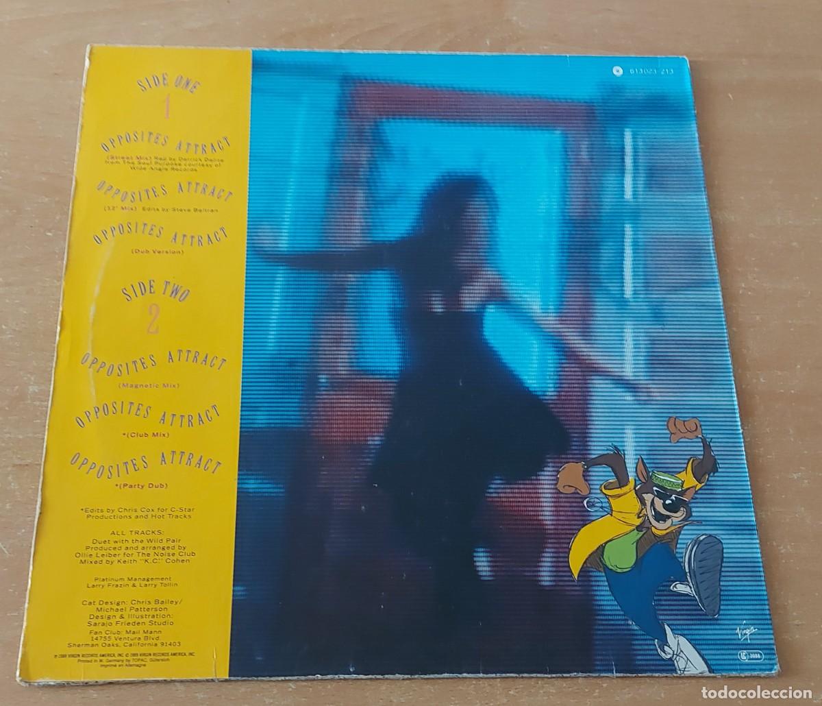 Discos de vinilo: Lp maxi Paula Abdul Opposites Attract Germany - Foto 2