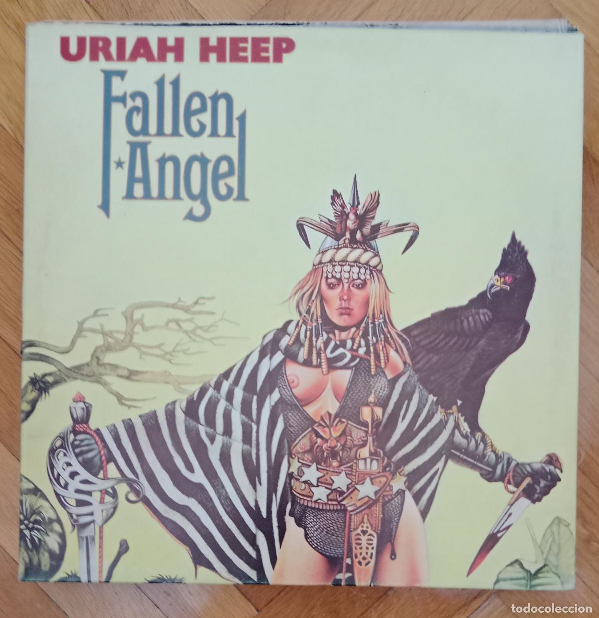 Discos de vinilo: Uriah Heep - Fallen angel Lp 1978 Espa&ntilde;a