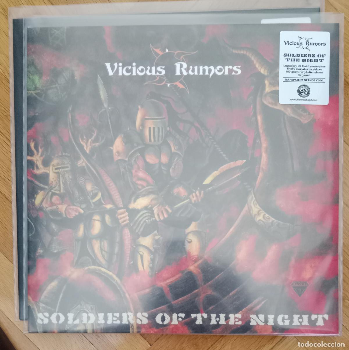 Discos de vinilo: Vicious Rumors - Soldiers of the night Lp nuevo, de color