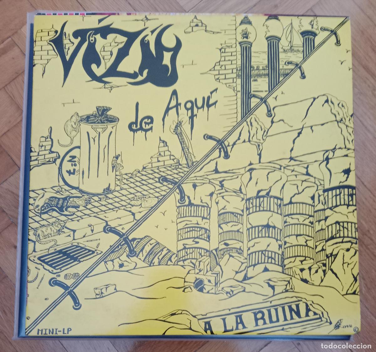 Discos de vinilo: Vizio - De aqui a la ruina Lp 1992 - Foto 1