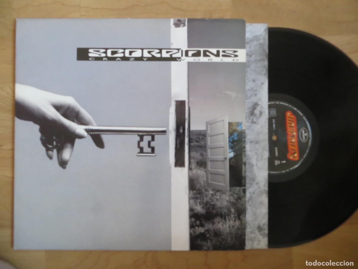 Discos de vinilo: Scorpions - Crazy World (LP, Album) SPAIN 1990