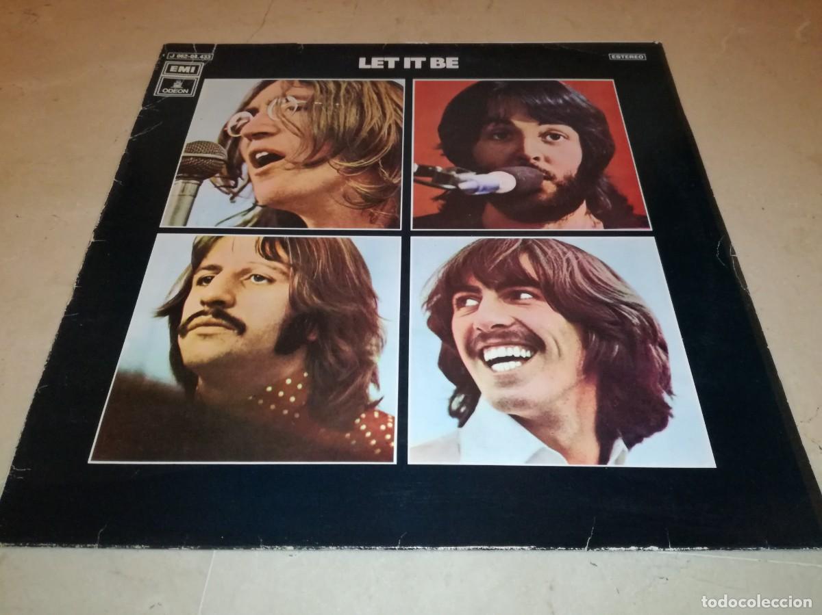 Discos de vinilo: THE BEATLES-LET IT BE-EDICI&Oacute;N ESPA&Ntilde;OLA-EN BUEN ESTADO