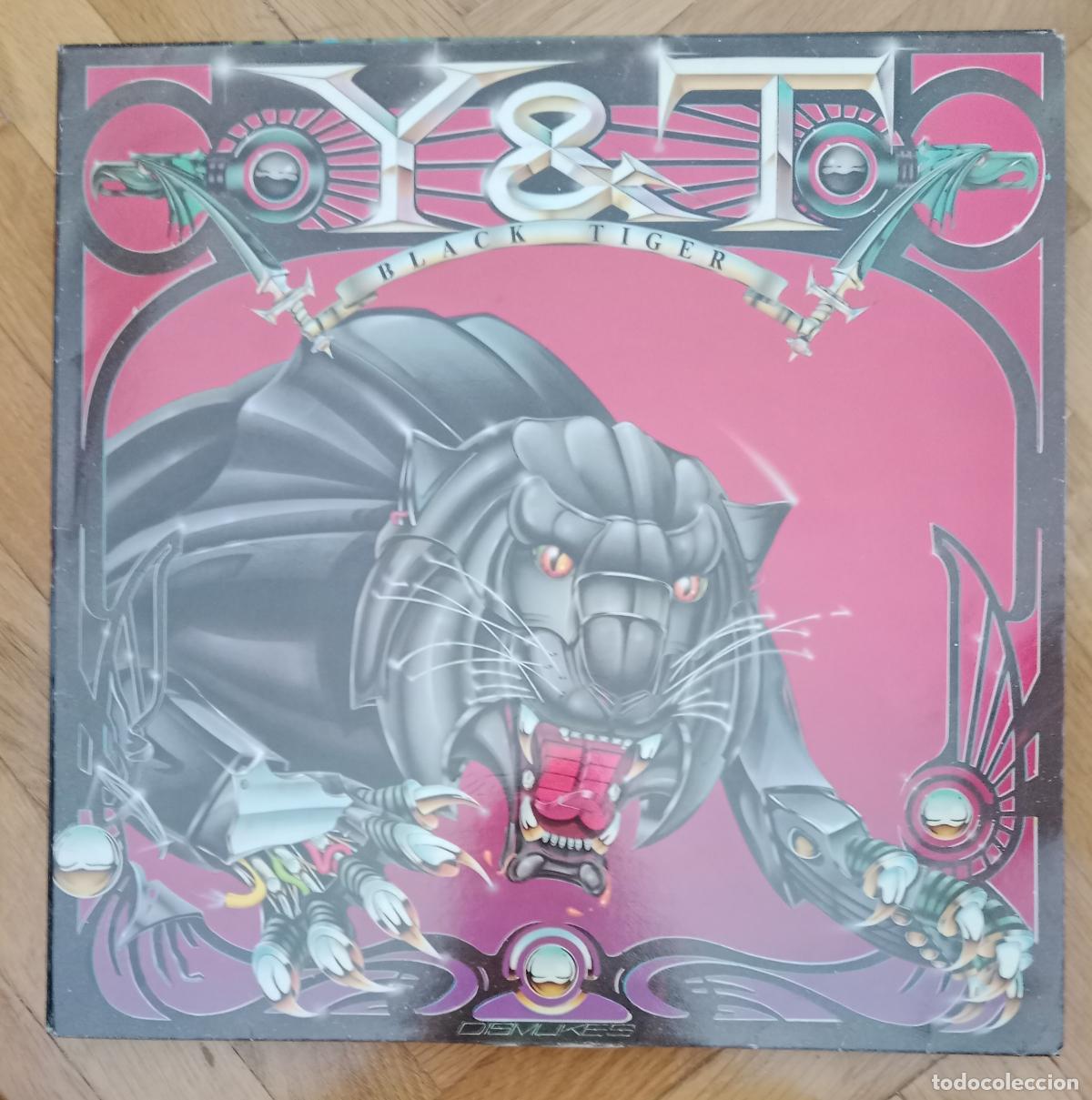 Discos de vinilo: Y&T - Black tiger Lp 1983 Espa&ntilde;a