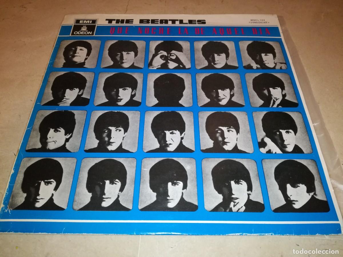 Discos de vinilo: THE BEATLES-QUE NOCHE LA DE AQUEL DIA-EDICI&Oacute;N ESPA&Ntilde;OLA-VINILO EN EXCELENTE ESTADO