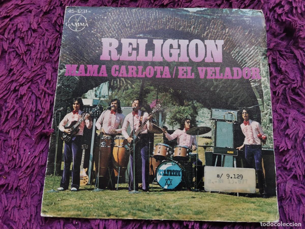 Discos de vinilo: Religion &ndash; Mama Carlota Vinilo 7&rdquo; Single 1975 France 45-1231