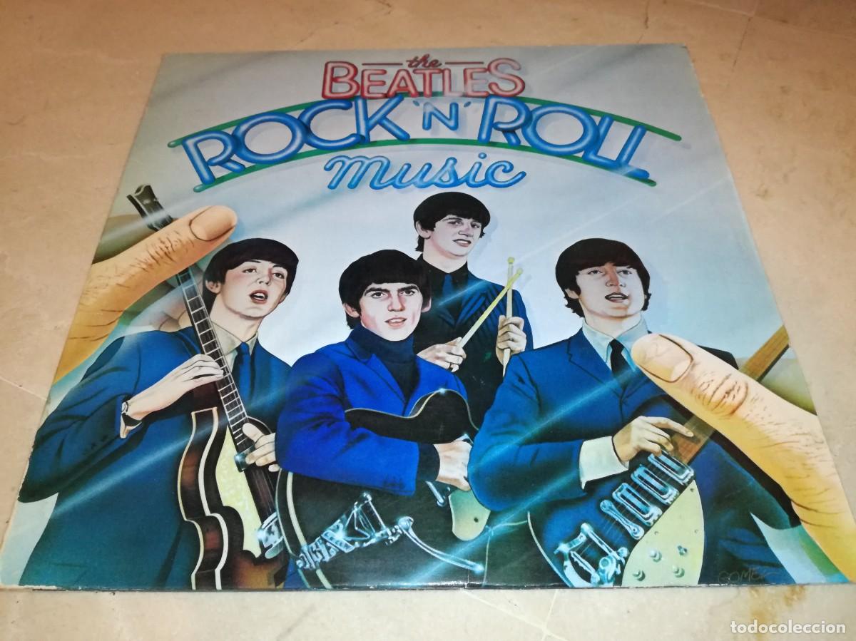 Discos de vinilo: THE BEATLES-ROCK &acute;N&acute; ROLL MUSIC-DOBLE LP-ORIGINAL ESPA&Ntilde;OL 1976-EN EXCELENTE ESTADO