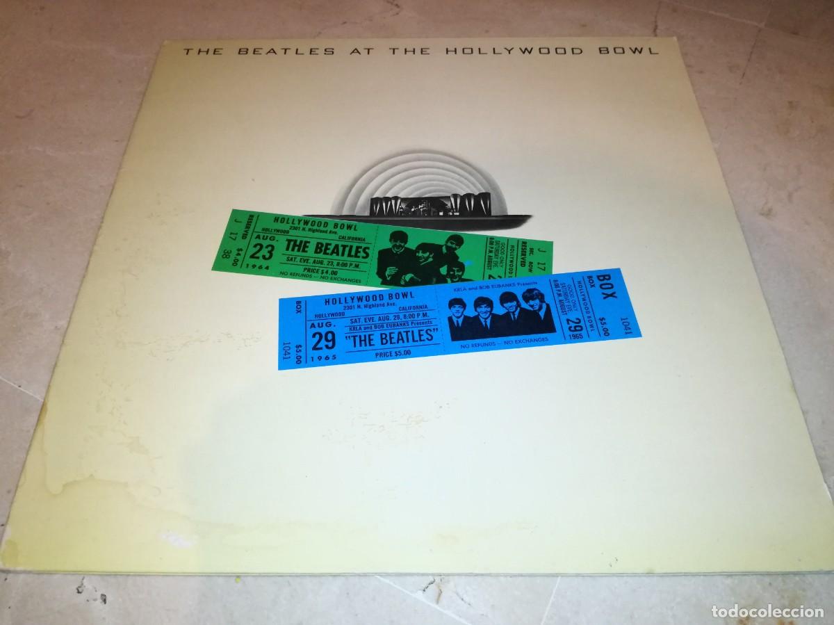 Discos de vinilo: THE BEATLES AT THE HOLLYWOOD BOWL-GATEFOLD-CONTIENE FUNDA INTERIOR ORIGINAL-ORIIGNAL ESPA&Ntilde;OL 1977