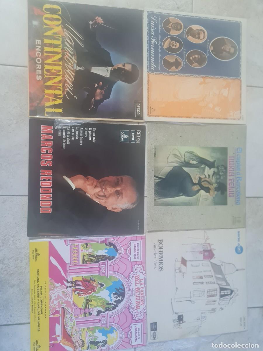 Discos de vinilo: Zarzuela, copla, cupl&eacute; y otros....