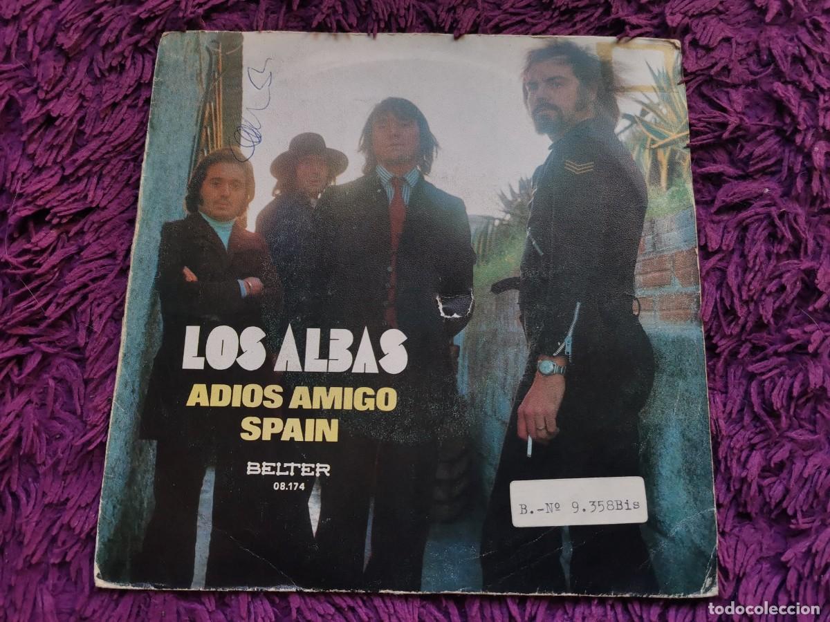 Discos de vinilo: Los Albas &ndash; Adios Amigo Vinilo 7&rdquo; Single 1972 Spain 08.174