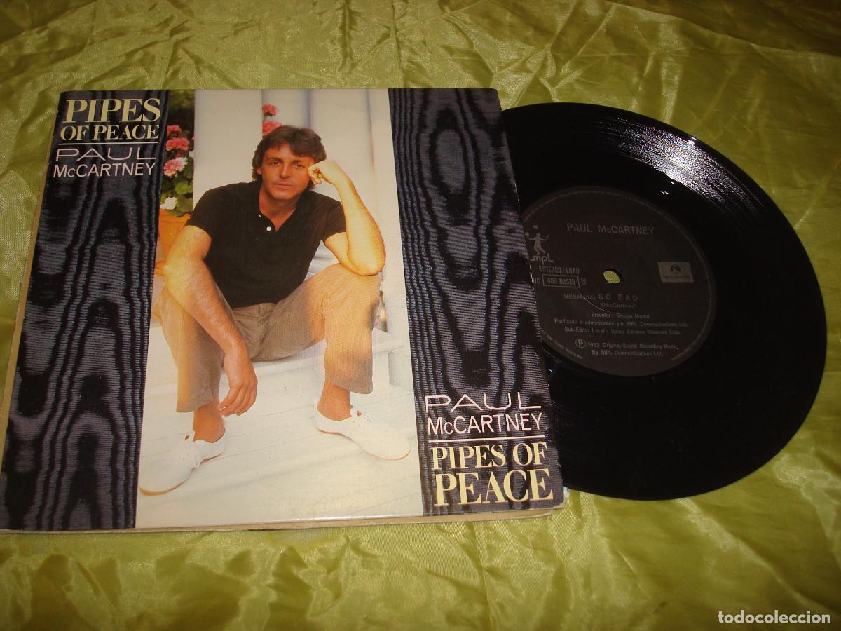 Discos de vinilo: PAUL McCARTNEY. PIPES OF PEACE / SO BAD. PARLOPHONE, 1983. EDC. BRASIL. IMPECABLE(#)