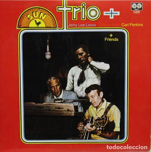 Discos de vinilo: Jerry Lee Lewis / Charlie Rich / Carl Perkins &ndash; Trio + Friends