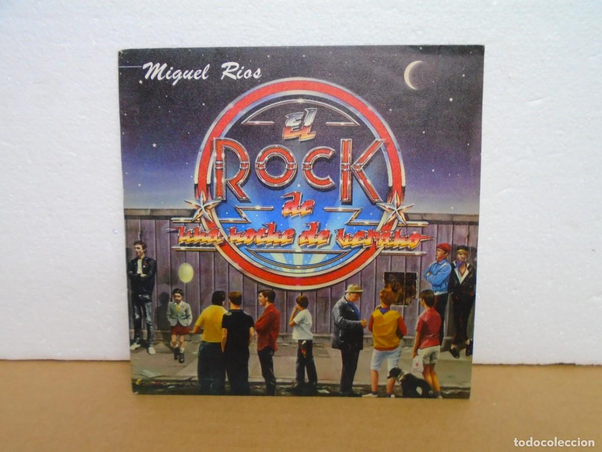 Discos de vinilo: SINGLE&rdquo; MIGUEL RIOS&rdquo; EL ROCK DE UNA NOCHE DE VERANO. POLYDOR 1983.
