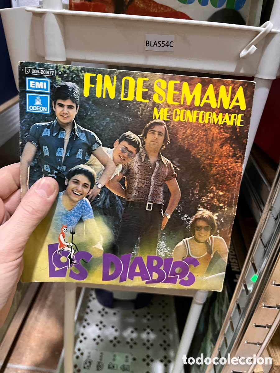 Discos de vinilo: BLAS54C vinilo ep FIN DE SEMANA ME CONFORMARE los diablos