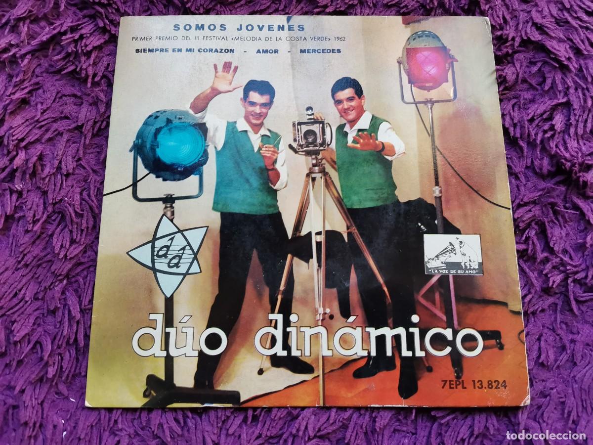 Discos de vinilo: D&uacute;o Din&aacute;mico &ndash; Somos J&oacute;venes Vinilo 7&rdquo; EP 1962 Spain 7EPL 13.824