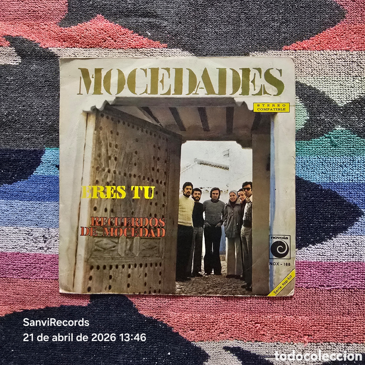 Discos de vinilo: [SINGLE] MOCEDADES: ERES TU - RECUERDOS DE MOCEDAD (NOVOLA) (1973)