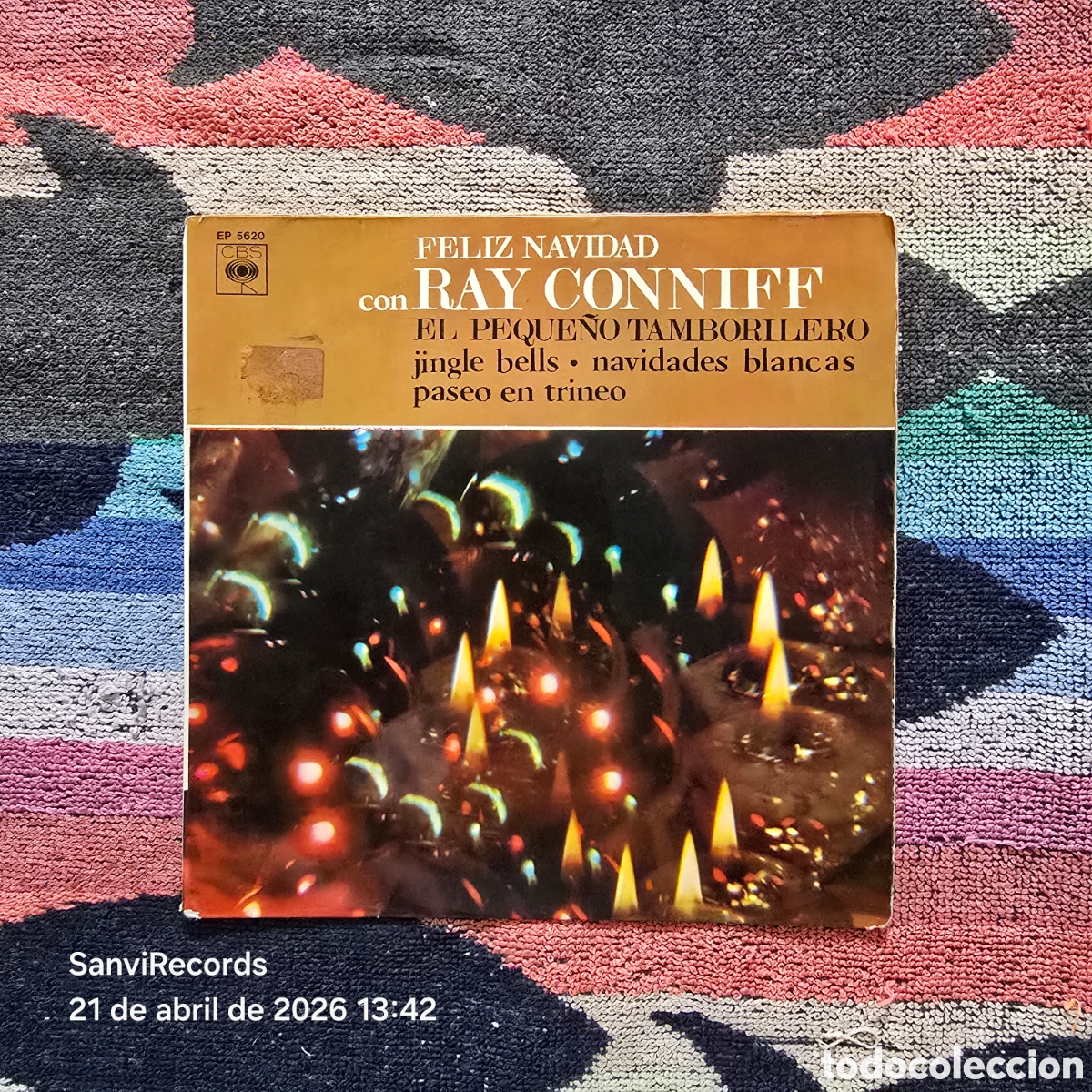 Discos de vinilo: [EP] RAY CONNIFF: FELIZ NAVIDAD CON RAY CONNIFF (CBS) (1966)