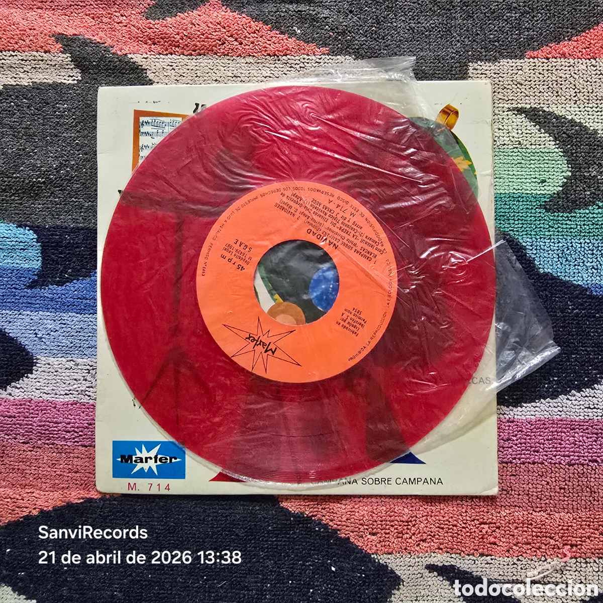 Discos de vinilo: [EP] LA ETERNA NAVIDAD VOL. 2 (MARFER) (1965) - Foto 2