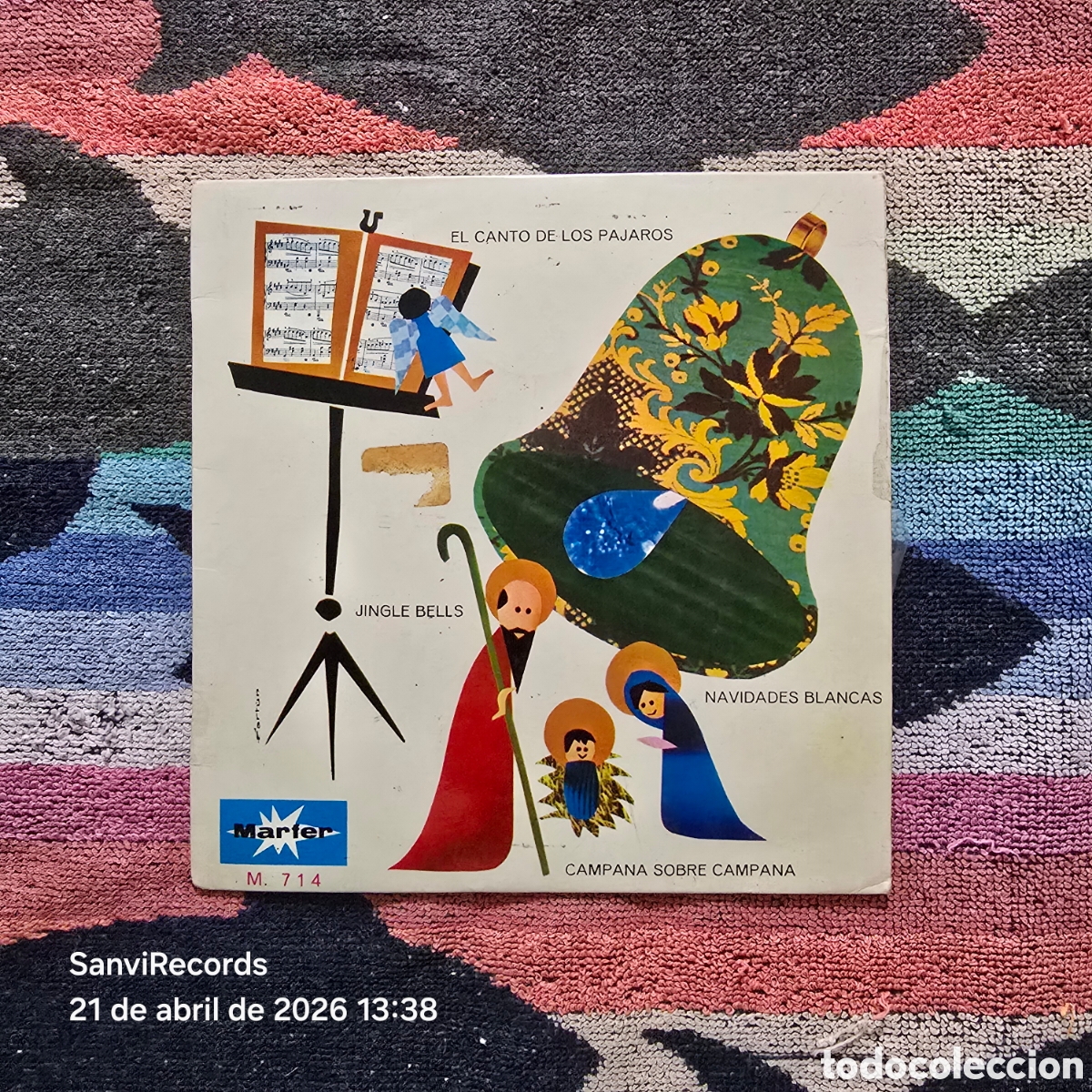 Discos de vinilo: [EP] LA ETERNA NAVIDAD VOL. 2 (MARFER) (1965) - Foto 1