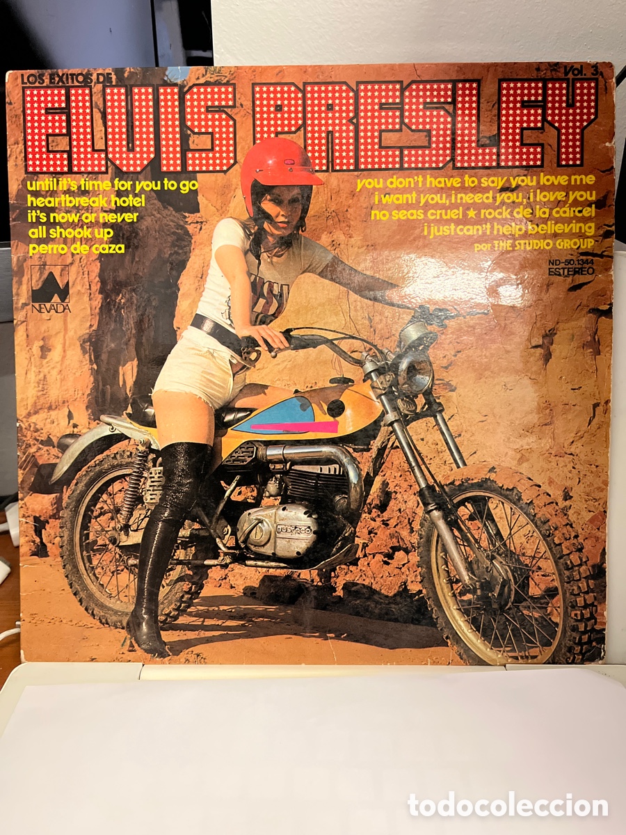 Discos de vinilo: The studio group LP los &eacute;xitos de Elvis Presley vol.3 Espa&ntilde;a 1978