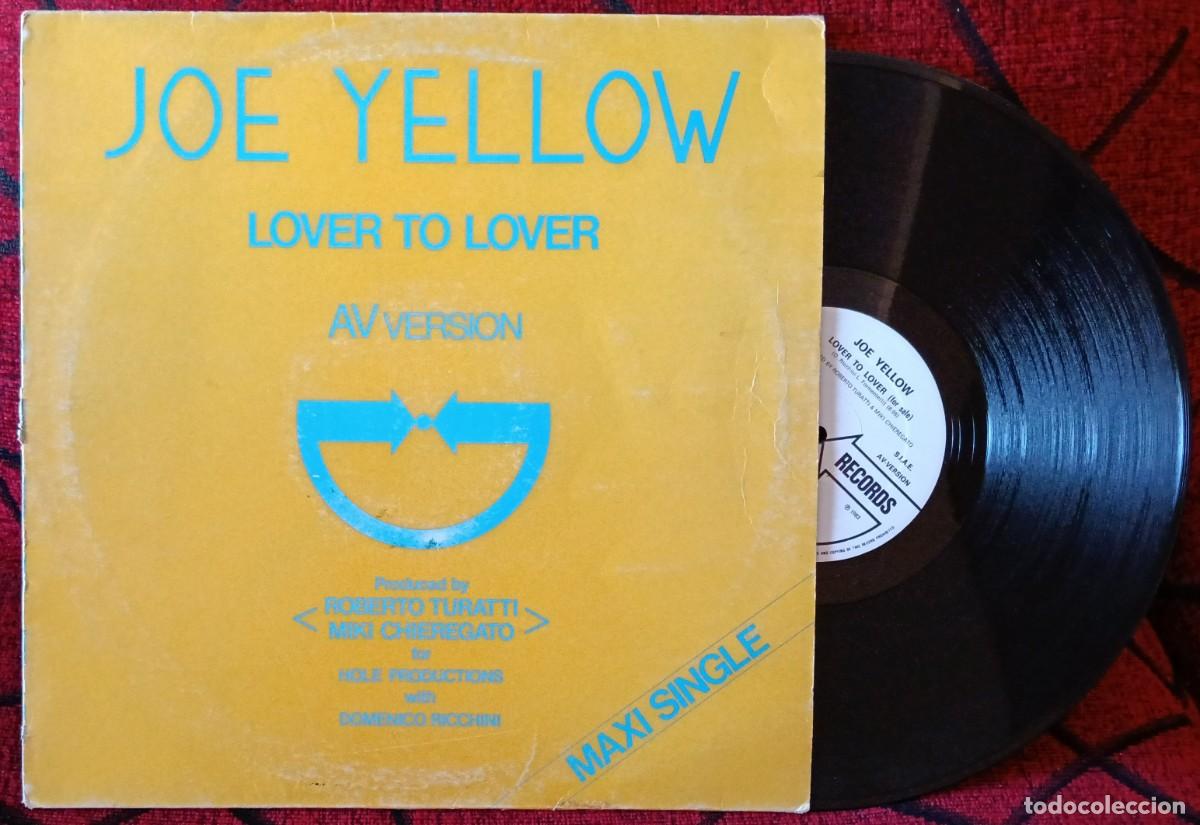 Discos de vinilo: JOE YELLOW ** Lover To Lover ** MAXI SINGLE VINILO ITALIA 1983